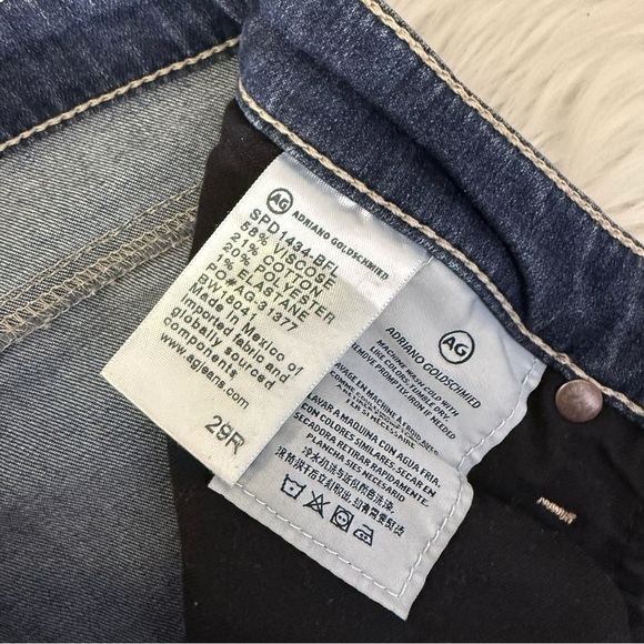 AG Adriano Goldschmied prima midrise cigarette Dark Blue Women's Jeans Size 29 - Picture 6 of 9
